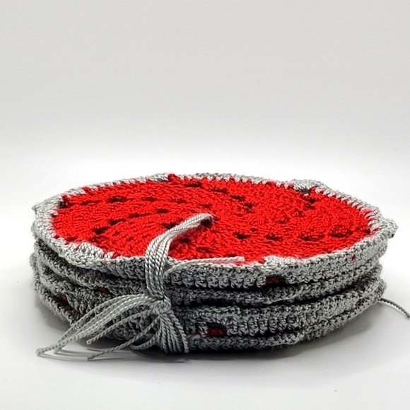 Coasters Knitted Homemade Pot Holders / Coasters Various Colors - Picture 8 of 13